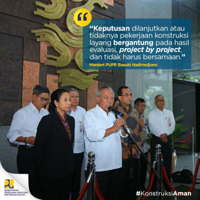 Quote Menteri PUPR Basuki Hadimuljono ttg Konstruksi Layang - 20180224